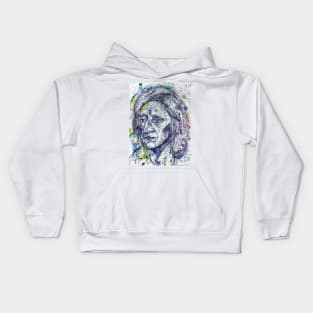 JOHN LOCKE watercolor and ink portrait.1 Kids Hoodie